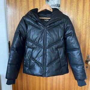 UGG Women's Ronney Puffer Faux Leather - New XS